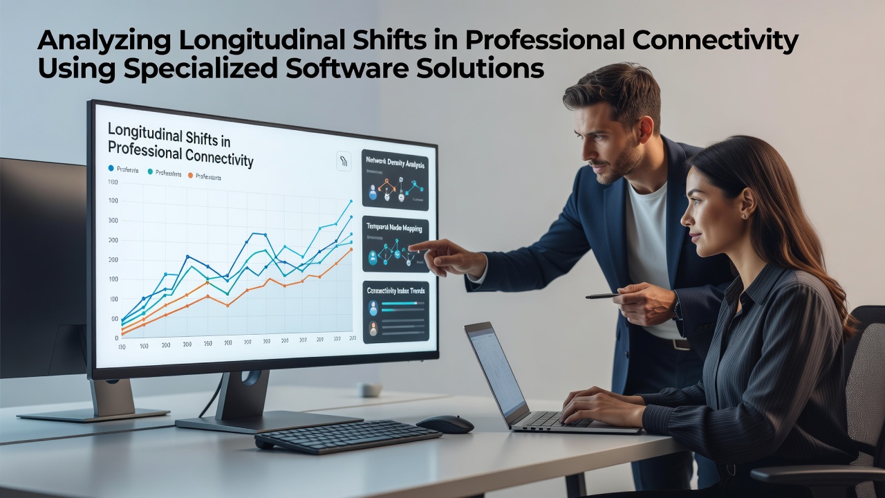 Analyzing Longitudinal Shifts in Professional Connectivity Using Specialized Software Solutions